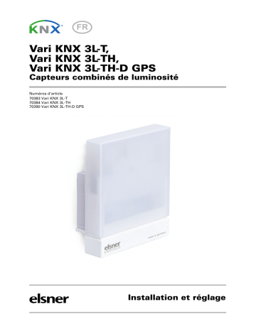 Elsner Vari KNX Manuel utilisateur | Fixfr