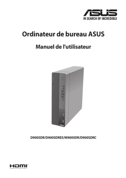 Asus ExpertCenter D9 SFF (D900SDR) Tower PC Manuel utilisateur