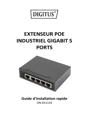 Digitus DN-651143 Guide de démarrage rapide | Fixfr