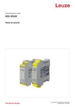 Leuze MSI-SR4B-01 Sicherheits-Schaltgerät Mode d'emploi