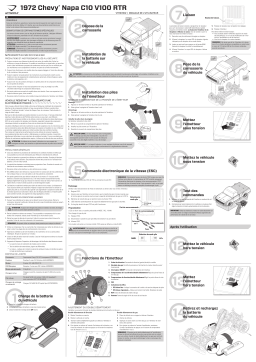 Vaterra VTR03102 1/10 NAPA 1972 Chevrolet C10 V-100 4WD RTR Manuel du propriétaire