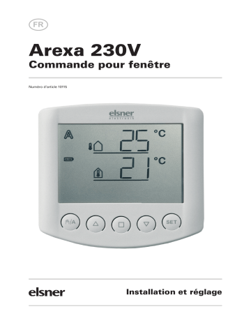 elsner elektronik Arexa 230 V Manuel utilisateur | Fixfr