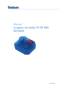 THEBEN Media coupler TP-RF KNX Manuel utilisateur