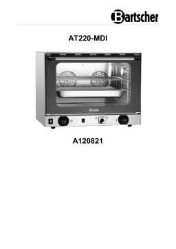 Bartscher A120821 Convection Oven AT220-MDI Mode d'emploi