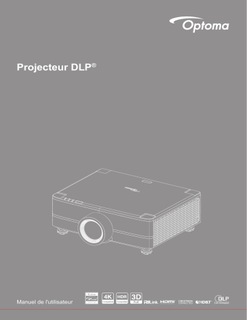 Optoma ZU920T Ultra bright professional laser projector Manuel du propriétaire | Fixfr