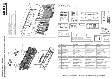 PIKO 38601 G-D+RGW Wood Combine 210, yellow Manuel utilisateur | Fixfr