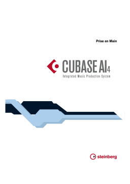 Steinberg Cubase AI 4 Guide de démarrage rapide