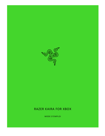 Razer Kaira for Xbox | RZ04-0348 & FAQs Mode d'emploi | Fixfr