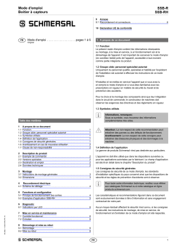 schmersal SSB-RH-NG-1-O-S-V01 Mode d'emploi