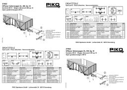 PIKO 37963 GER: G-Off. Gwg. DR IV Manuel utilisateur