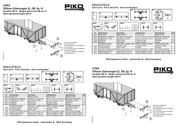 PIKO 37963 GER: G-Off. Gwg. DR IV Manuel utilisateur | Fixfr