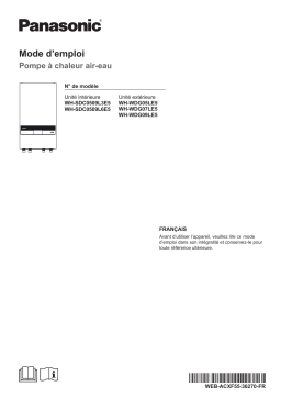 Panasonic WHSDC0509L3E5 Mode d'emploi