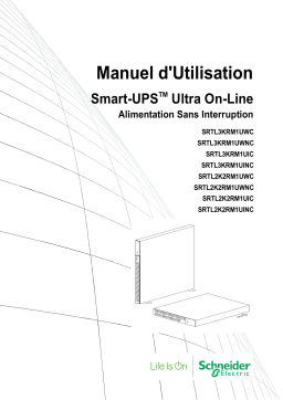 Schneider Electric Smart-UPS Ultra Manuel utilisateur