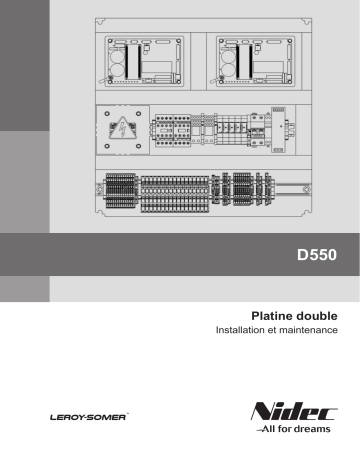 Leroy-Somer D550 Digital AVR Manuel utilisateur | Fixfr