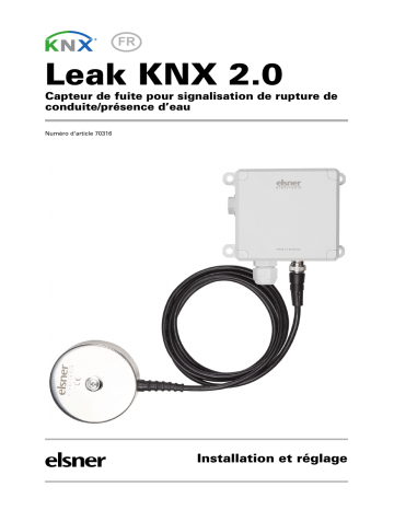 elsner elektronik Leak KNX 2.0 Manuel utilisateur | Fixfr
