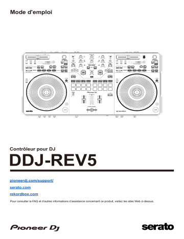 Pioneer DDJ-REV5 DJ Controller Manuel du propriétaire | Fixfr