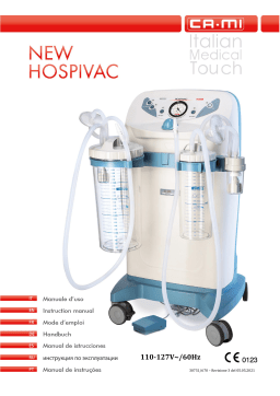 Gima 28120 HOSPI PLUS SUCTION 2x4 l jar 110V Manuel du propriétaire