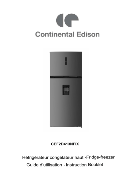 CONTINENTAL EDISON CEF2D413NFIX Manuel utilisateur