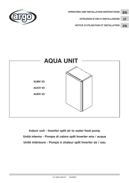 Argo AQUA UNIT VERTICALE AQUA UNIT Manuel utilisateur