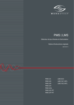 MAHA PMS | LMS Axle and Joint Play Tester Mode d'emploi