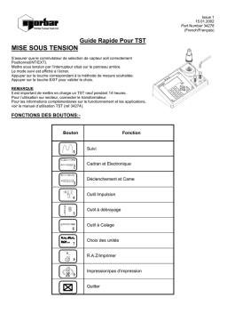 norbar 34278 TST  Guide de référence