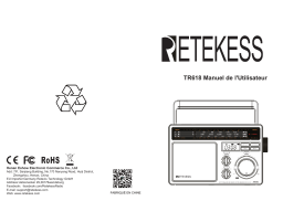 Retekess TR618 Manuel utilisateur