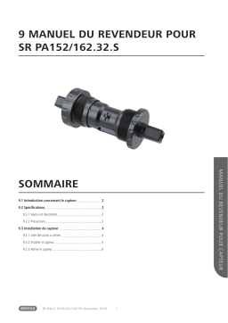 BAFANG SR PA152.32.S Manuel du propriétaire