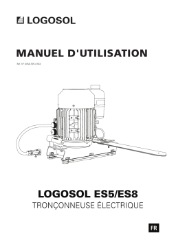 Logosol ES5/ES8 Tronçonneuse électrique Manuel utilisateur