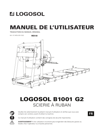 Logosol B1001 G2 Manuel utilisateur | Fixfr