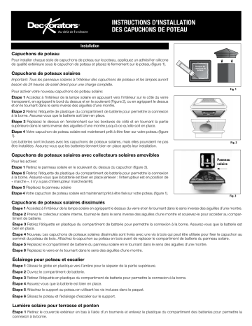 Deckorators POST CAP Guide d'installation | Fixfr