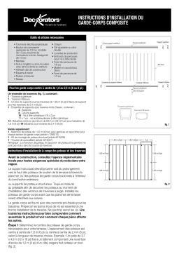 Deckorators Composite Rail Guide d'installation