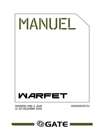 GATE WARFET Manuel du propriétaire | Fixfr