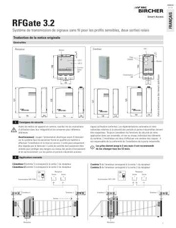 BBC Bircher RFGate 3.2 Manuel utilisateur | Fixfr