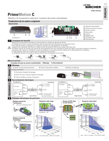 BBC Bircher PrimeMotion C Manuel utilisateur | Fixfr