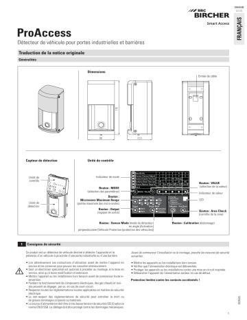 Archiv | BBC Bircher ProAccess - Version A Manuel utilisateur | Fixfr