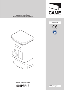 CAME PSP1S PARKING SYSTEM Installation manuel