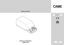 CAME UR042 SWING GATE AUTOMATION Manuel utilisateur