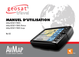 AvMap Geosat 4 Travel Platinum Manuel utilisateur