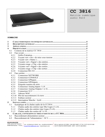 BOUYER Gamme CC-3816 Une information important | Fixfr