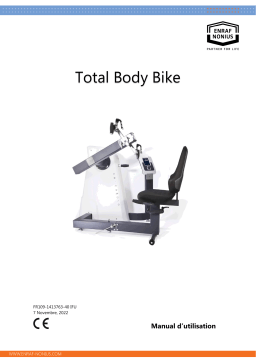 Enraf-Nonius Cardio Total Body Bike Manuel utilisateur