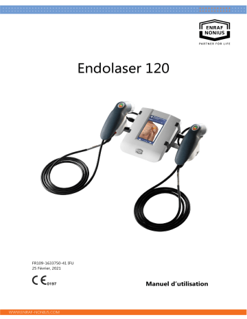 Enraf-Nonius CD-ROM Endolaser 120 Manuel utilisateur | Fixfr