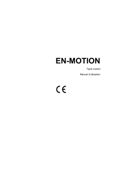 Enraf-Nonius Motion Manuel utilisateur