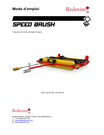 Redexim Speed-Brush (soft) Manuel du propriétaire | Fixfr