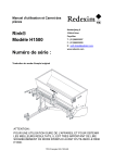 Redexim Rink H1500 Manuel du propri&eacute;taire