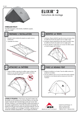 MSR Elixir™ 2 Backpacking Tent Mode d'emploi