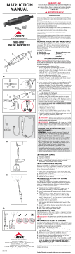 MSR Thru-Link™ Inline Water Filter Mode d'emploi