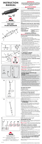 MSR Thru-Link™ Inline Water Filter Mode d'emploi | Fixfr