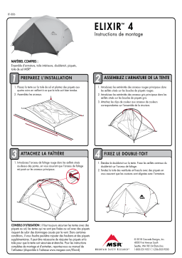 MSR Elixir™ 4 Backpacking Tent Mode d'emploi