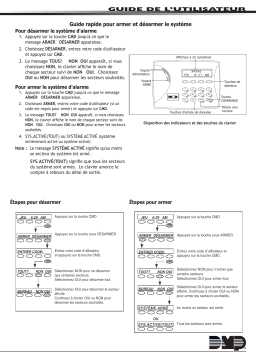 Digital Monitoring Products XR500 Arming and Disarming Guide de référence