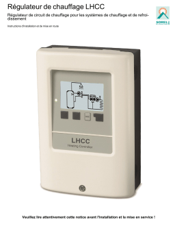 Sorel LHCC S45 24V HCC Heating Controller Manuel du propriétaire